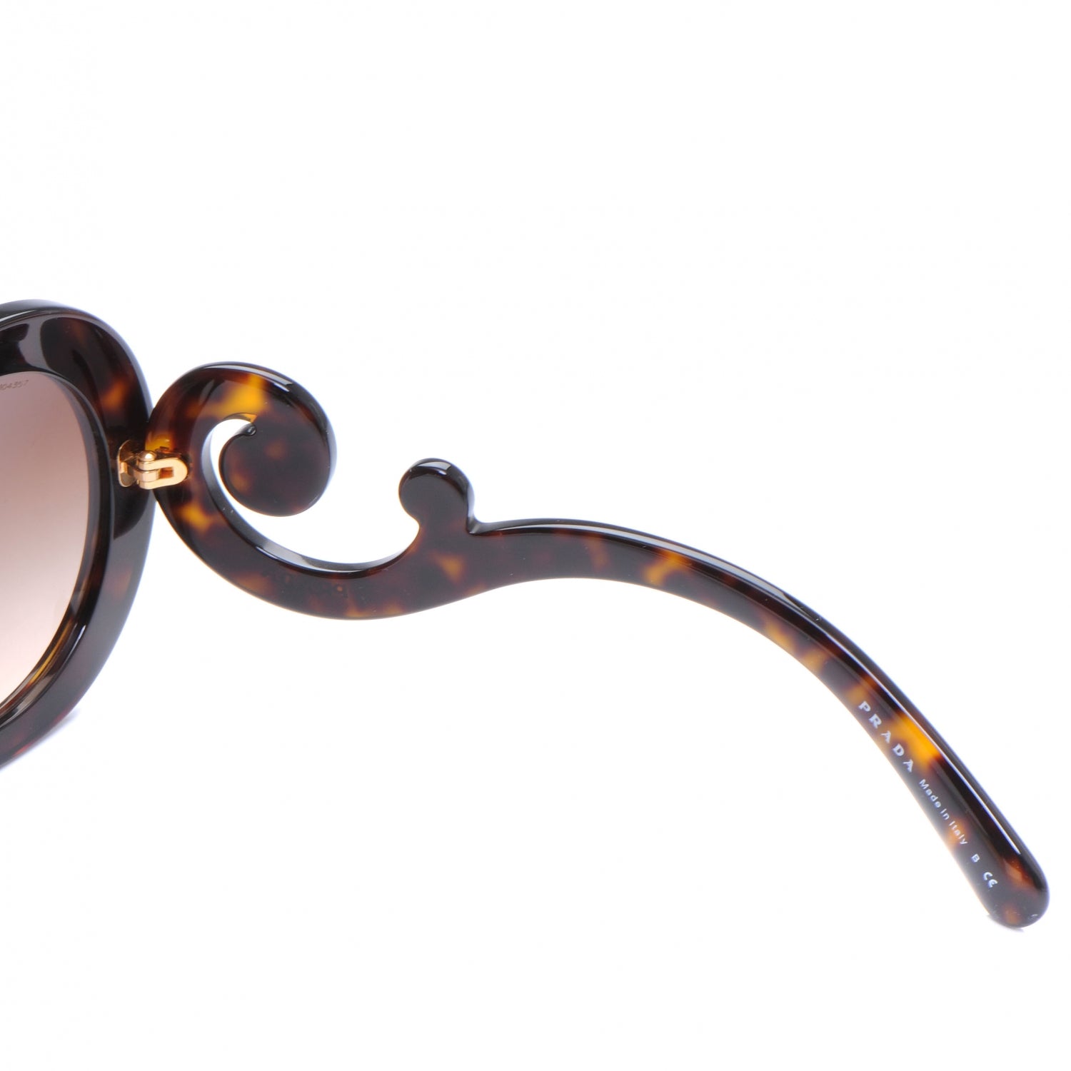 Prada SPR 27O Sunglasses Havana 5 of 5