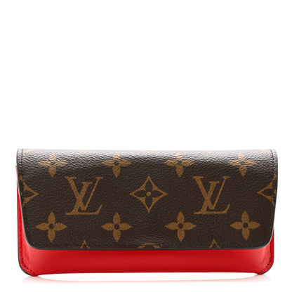 Louis Vuitton Monogram Woody Sunglass Case Rouge 1 of 6
