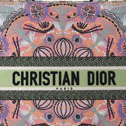 Christian Dior Canvas Embroidered Large In Lights Book Tote Multicolor 11 of 11