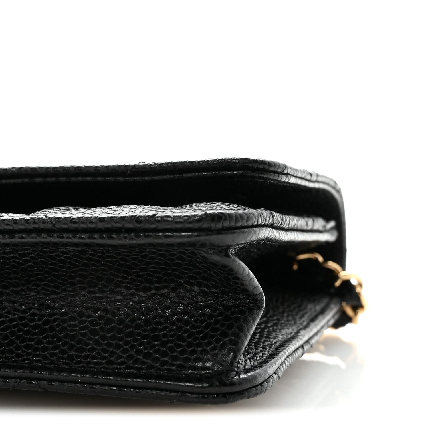 Chanel Caviar Quilted Wallet on Chain WOC Black 11 of 12