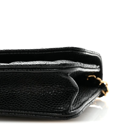Chanel Caviar Quilted Wallet on Chain WOC Black 11 of 12