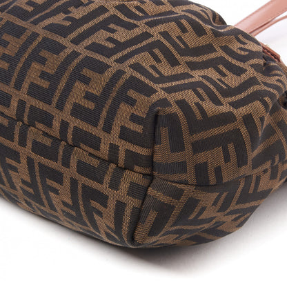 Fendi Zucca Cuoio Lucido Small Chef Shopping Tote Tobacco Bois de Rose 4 of 7