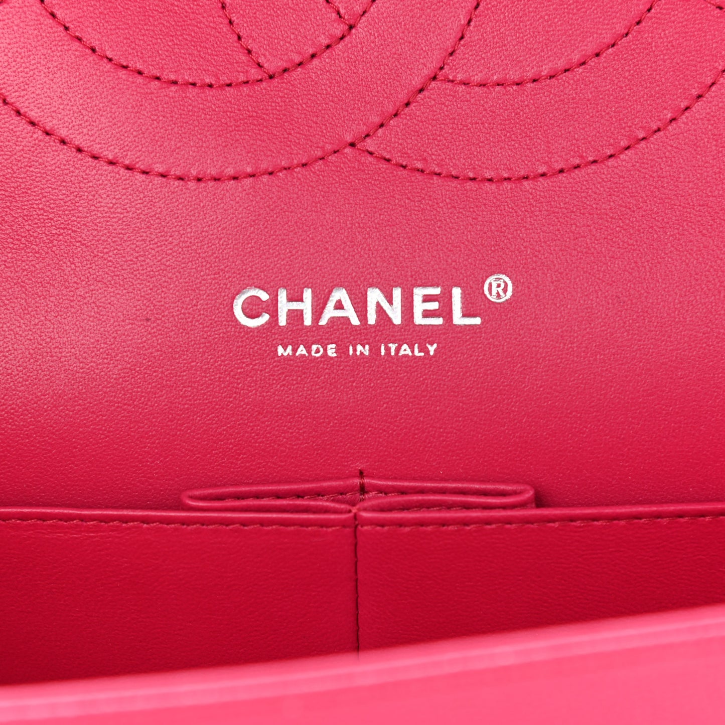 Caviar Quilted Jumbo Double Flap Dark Pink