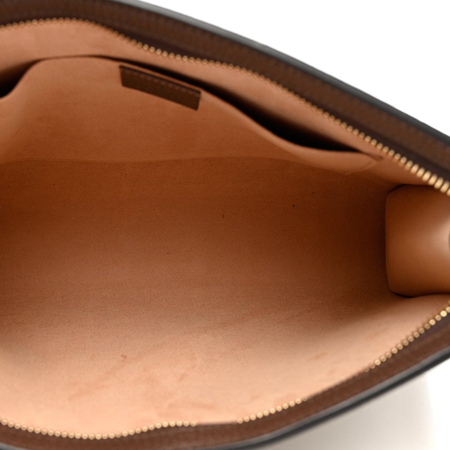 GG Supreme Monogram Web Ophidia Pouch Brown