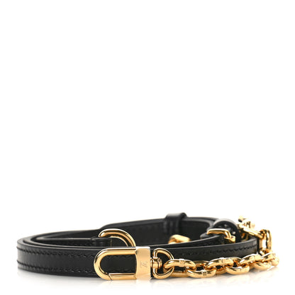 Louis Vuitton Calfskin Speedy Bandouliere 20 Shoulder Strap Black 1 of 3