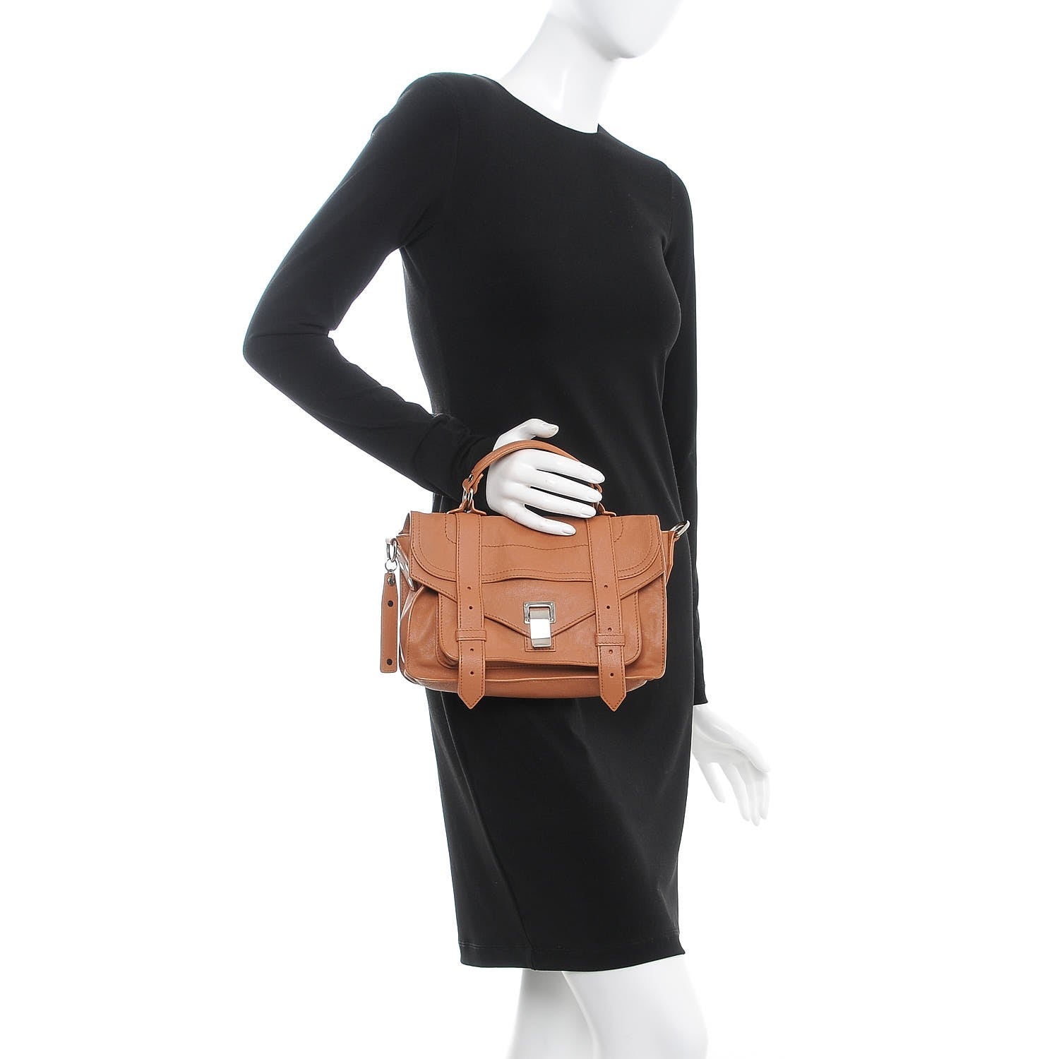 Proenza Schouler Lambskin Tiny PS1 Satchel Dune 3 of 13