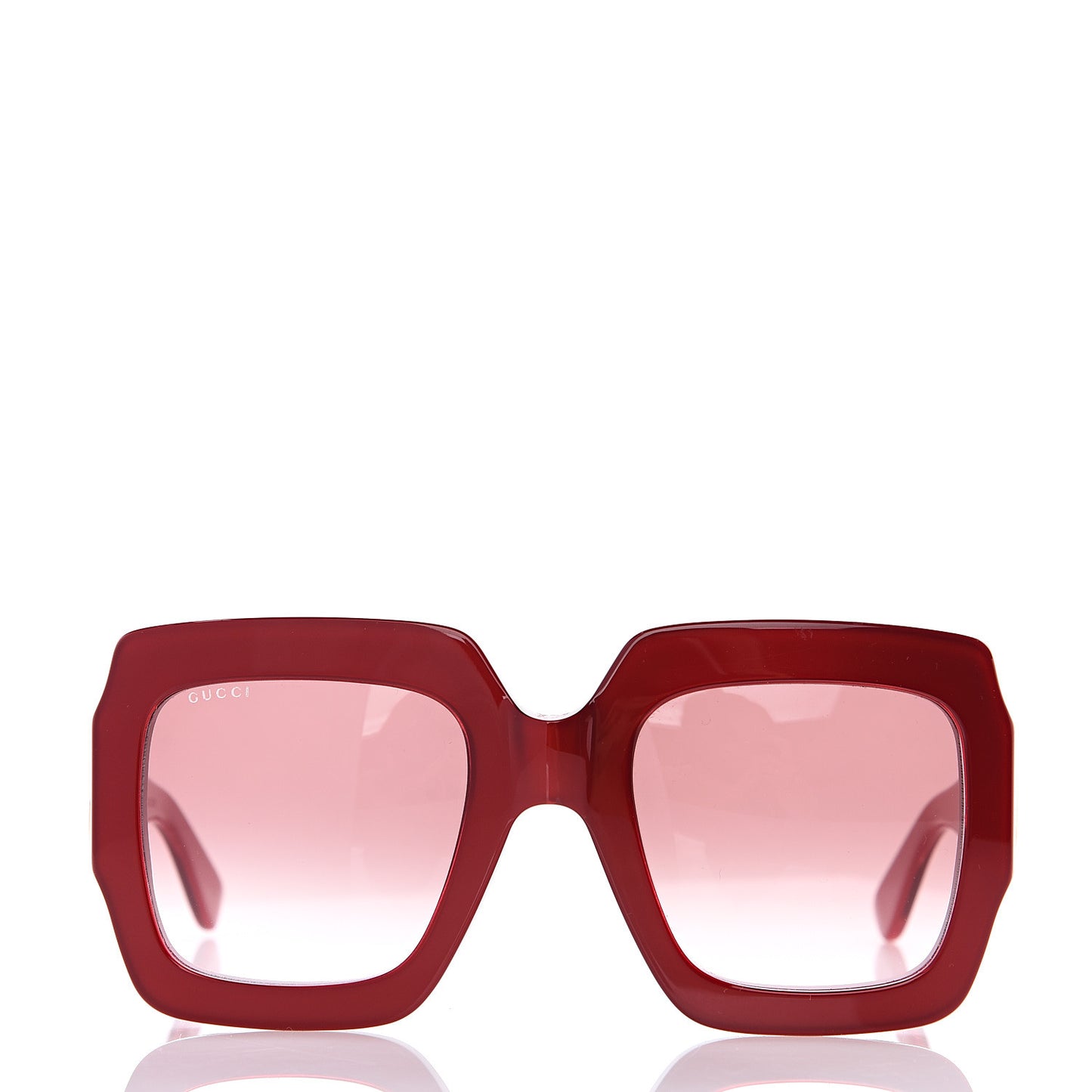 Square Web Frame GG0178S Sunglasses Red