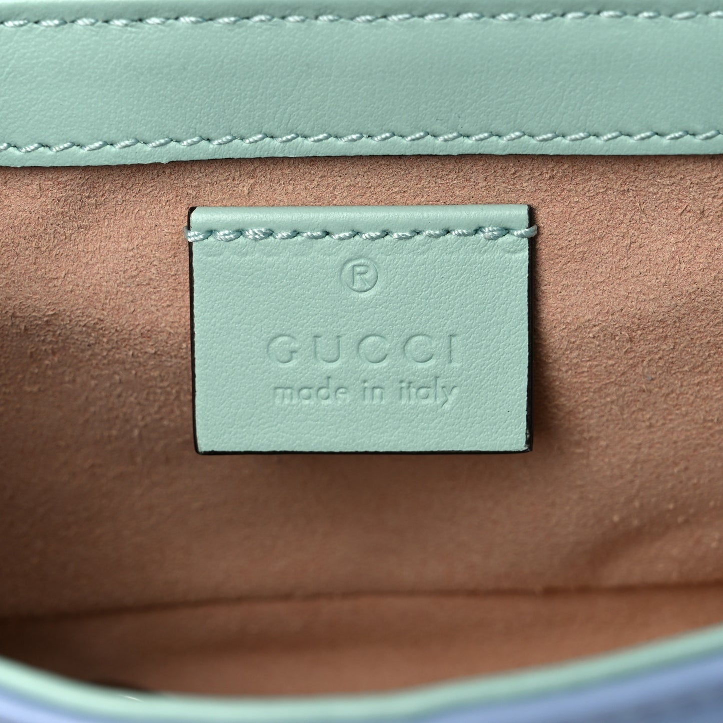 Calfskin Matelasse Diagonal Super Mini GG Marmont Shoulder Bag Multicolor Pastel