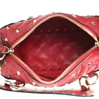 Valentino Garavani Nappa Rockstud Spike Camera Bag Rosso Valentino 5 of 10