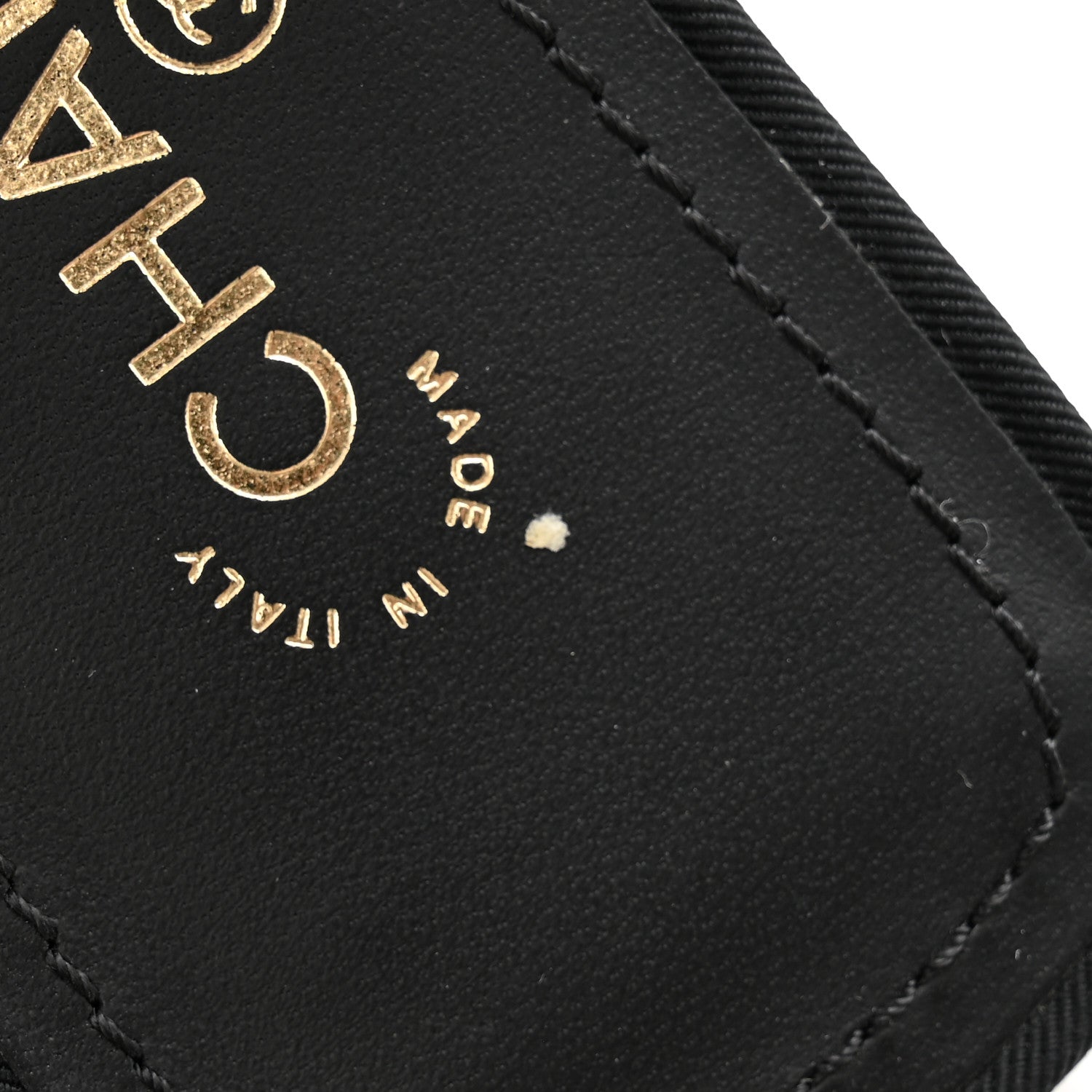 Chanel Grosgrain Chain CC Logo Bow Sandals 35.5 Black 12 of 13