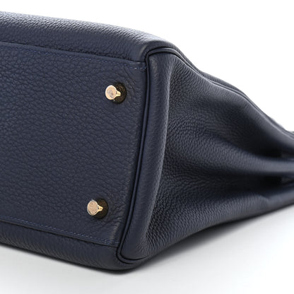 Hermes Togo Kelly Retourne 32 Bleu Nuit 9 of 10