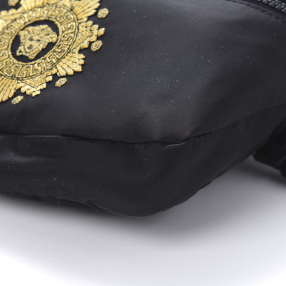 Versace Nylon Embroidered Belt Bag Black 7 of 9