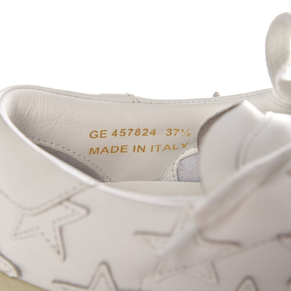 Saint Laurent Nappa Star Court Sneakers 37.5 White 9 of 10