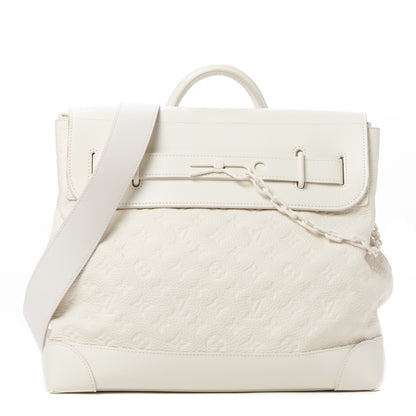 Louis Vuitton Taurillon Monogram Steamer PM White 1 of 9