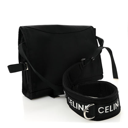 Celine Canvas Trekking Large Messenger Bag Black 3 of 10
