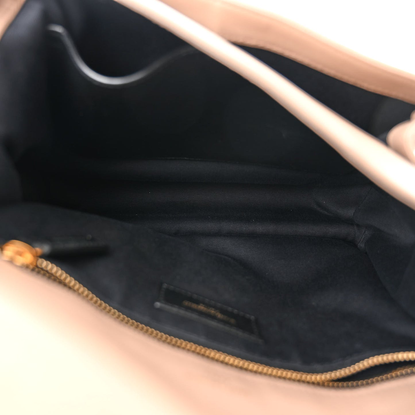 Lambskin Matelasse Monogram Medium Niki Chain Satchel Light Taupe