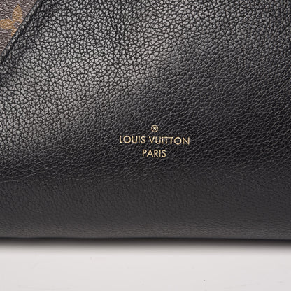 Louis Vuitton Calfskin Monogram Kimono Tote Black 13 of 19