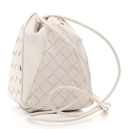 Bottega Veneta Nappa Intrecciato The Mini Knot Shoulder Bag Chalk 2 of 15