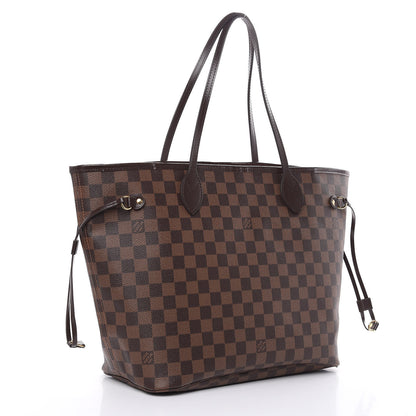 Louis Vuitton Damier Ebene Neo Neverfull MM Rose Ballerine 3 of 11