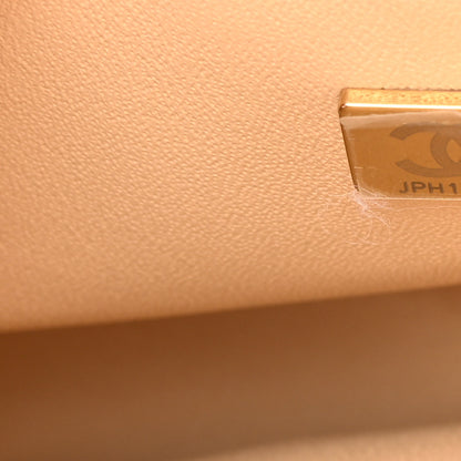 Chanel Caviar Quilted Small Double Flap Beige 7 of 12