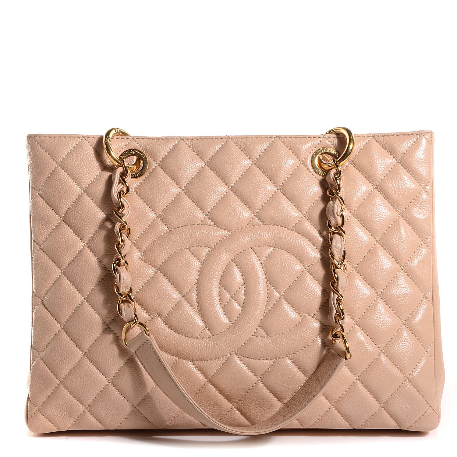 Chanel Caviar Grand Shopping Tote GST Beige Clair 1 of 8