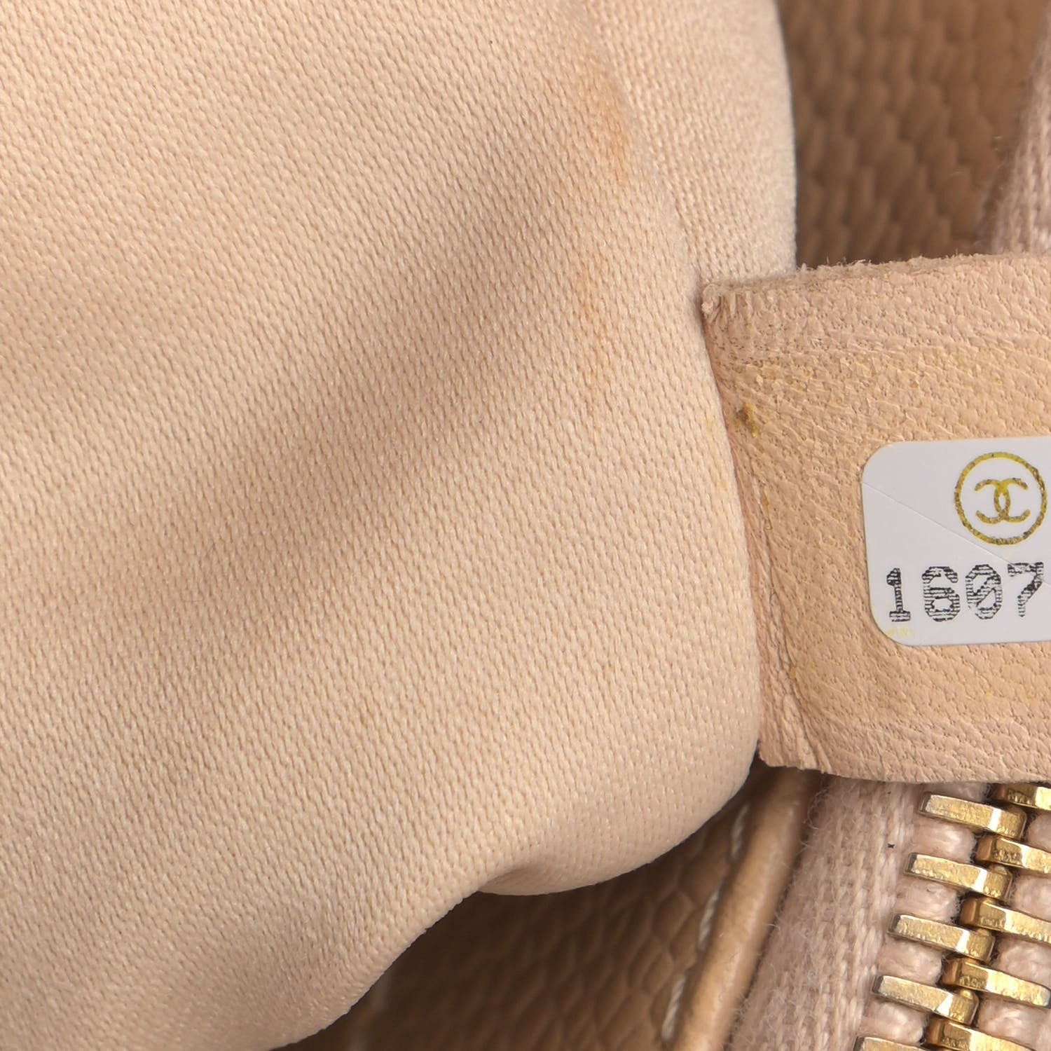 Chanel Caviar Quilted Grand Shopping Tote GST Beige 7 of 14