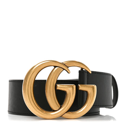 Gucci Calfskin Double G 40mm Belt 115 46 Black 1 of 4