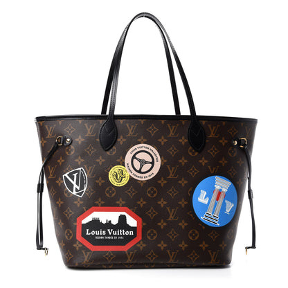 Louis Vuitton Monogram World Tour Neverfull MM 3 of 13