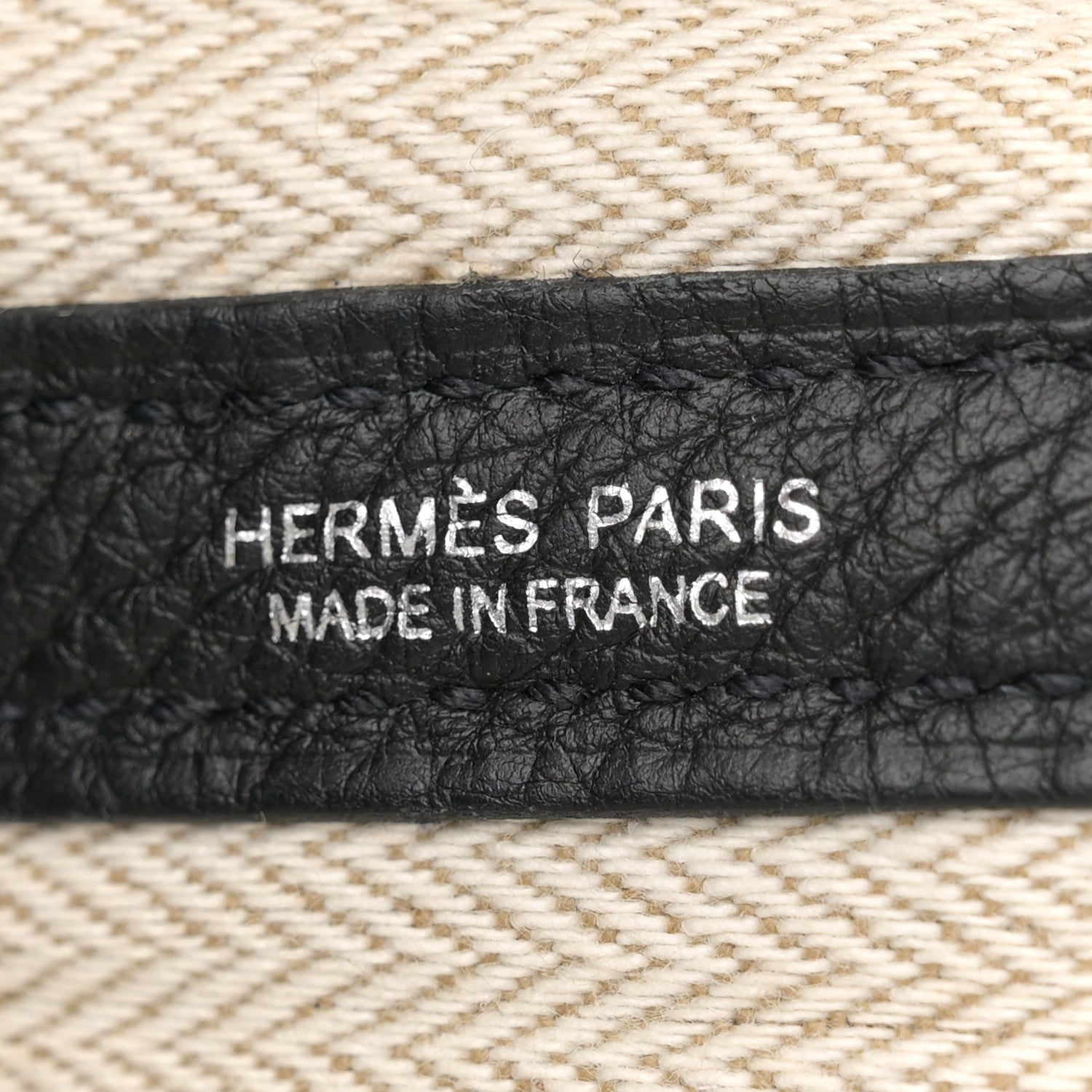 Hermes Negonda Garden Party Tote 30 TPM Black 6 of 11