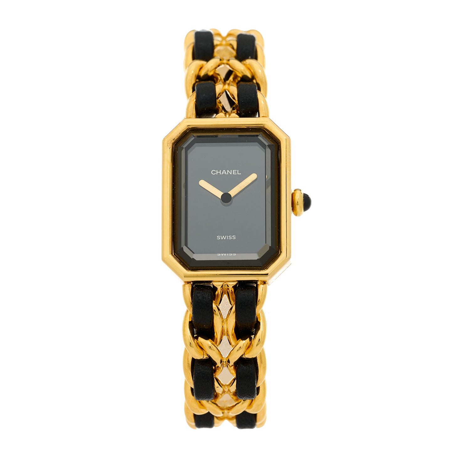 Stainless Steel Lambskin 20mm Chain Premiere Quartz Watch Gold M