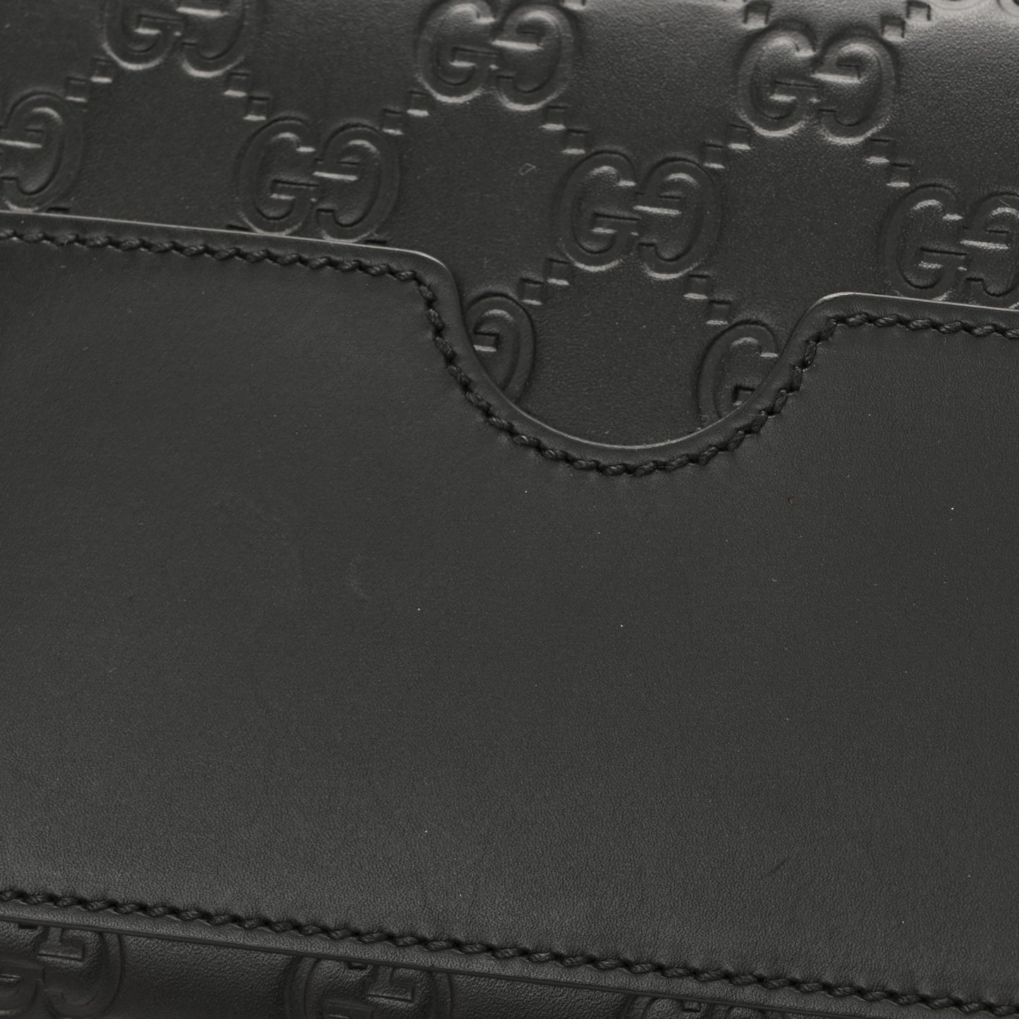 Guccissima Small Padlock Shoulder Bag Black
