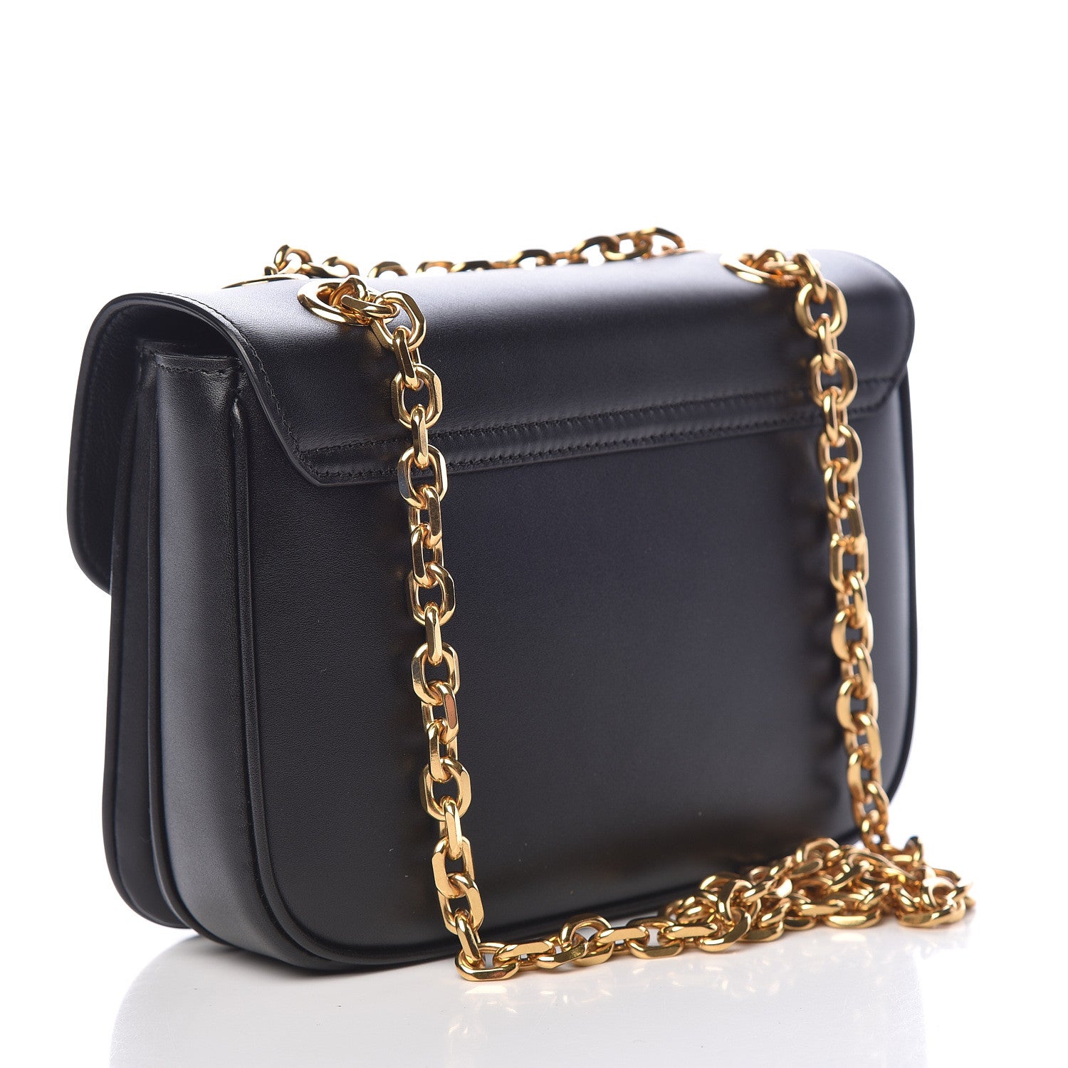 Celine Shiny Calfskin Small C Bag Black 3 of 11