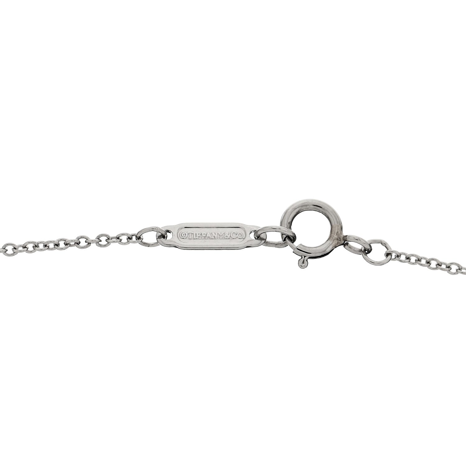 Tiffany Platinum Diamond Small Paper Flowers Pendant Necklace 4 of 5