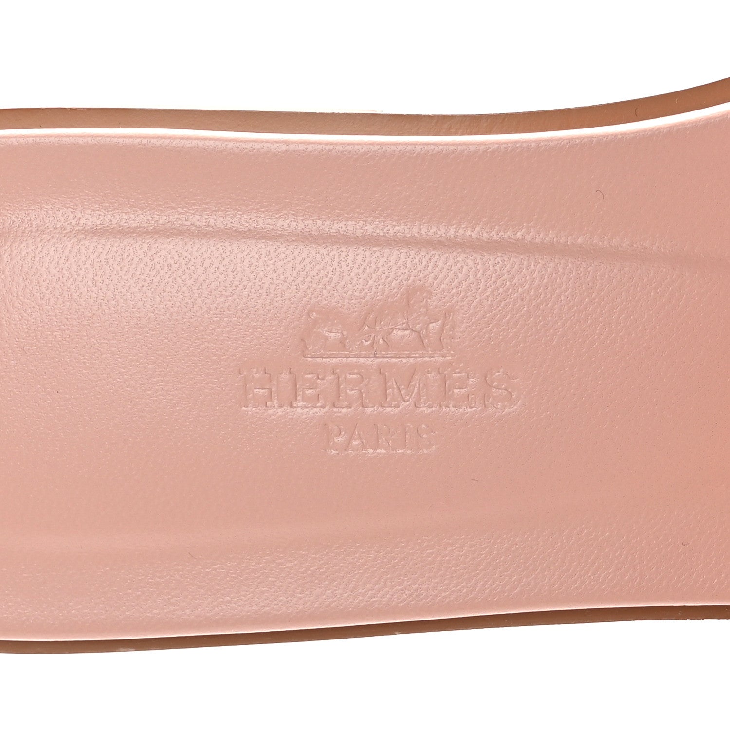 Hermes Epsom Oran Sandals 36.5 Rose Pale 7 of 9
