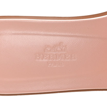 Hermes Epsom Oran Sandals 36.5 Rose Pale 7 of 9