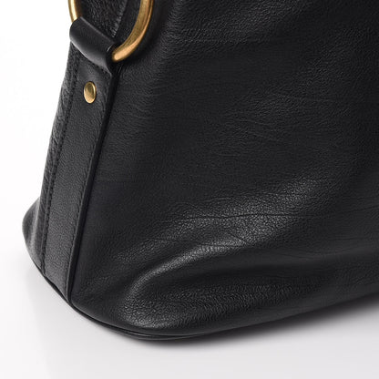 Saint Laurent Calfskin Oversized Muse Black 8 of 9