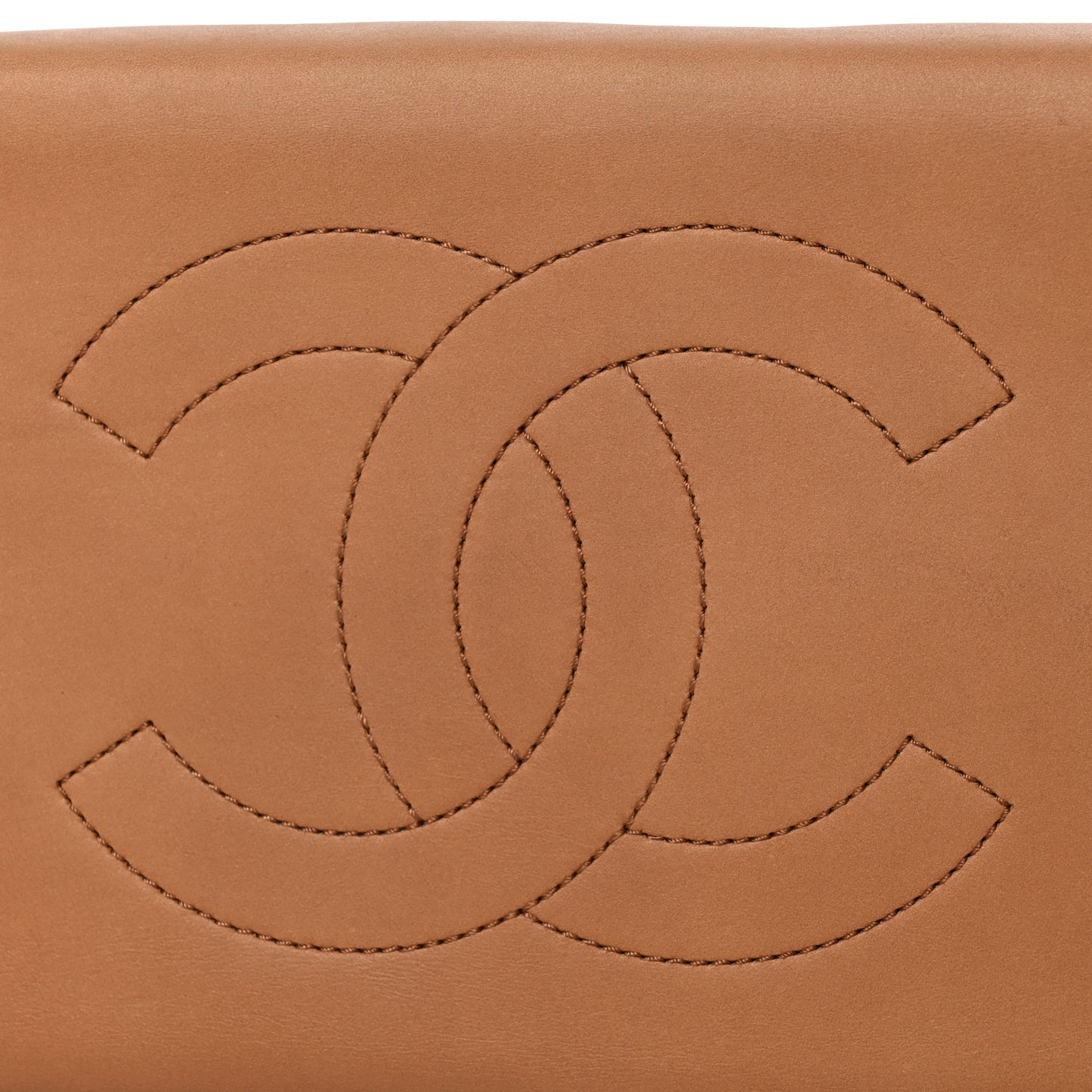 Calfskin Quilted Small Easy Shopping Tote Dark Beige
