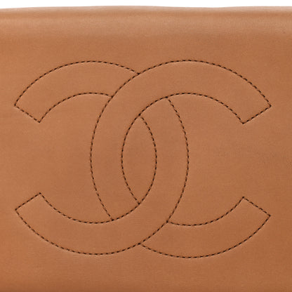 Chanel Calfskin Quilted Small Easy Shopping Tote Dark Beige 14 of 17