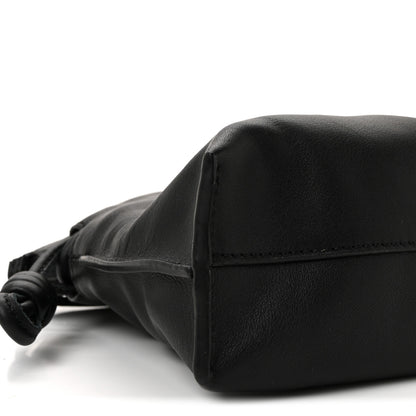 Loewe Calfskin Mini Flamenco Knot Clutch Black 8 of 9