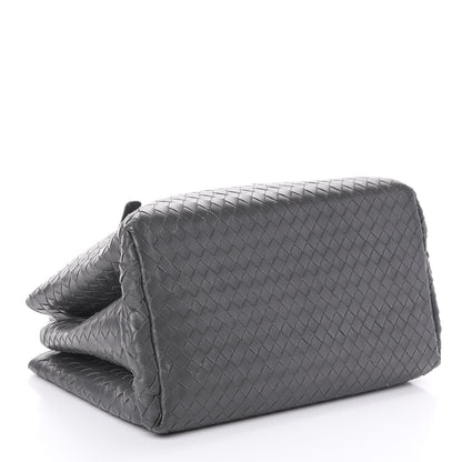 Bottega Veneta Light Calf Intrecciato Small Roma Light Grey 4 of 9