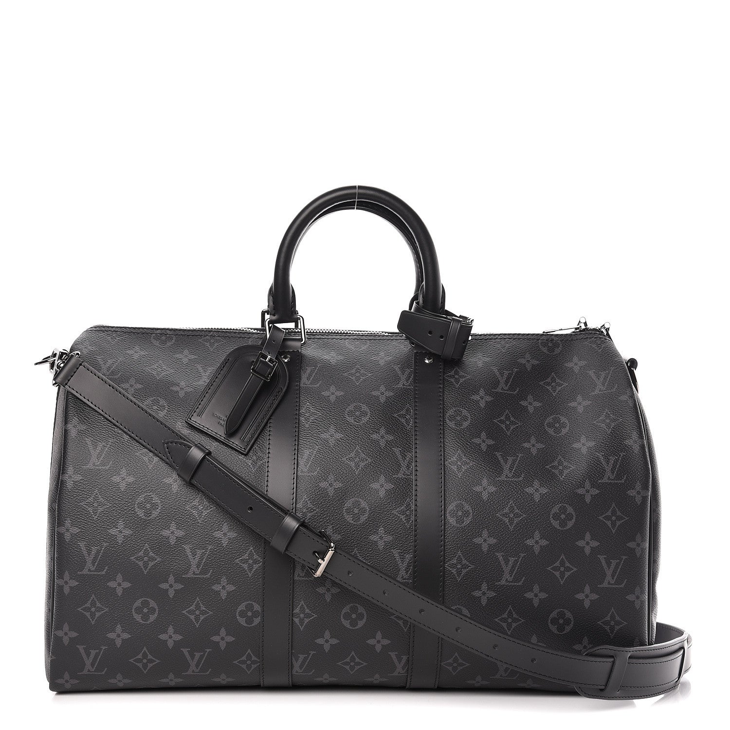 Louis Vuitton Monogram Eclipse Keepall Bandouliere 45 1 of 10