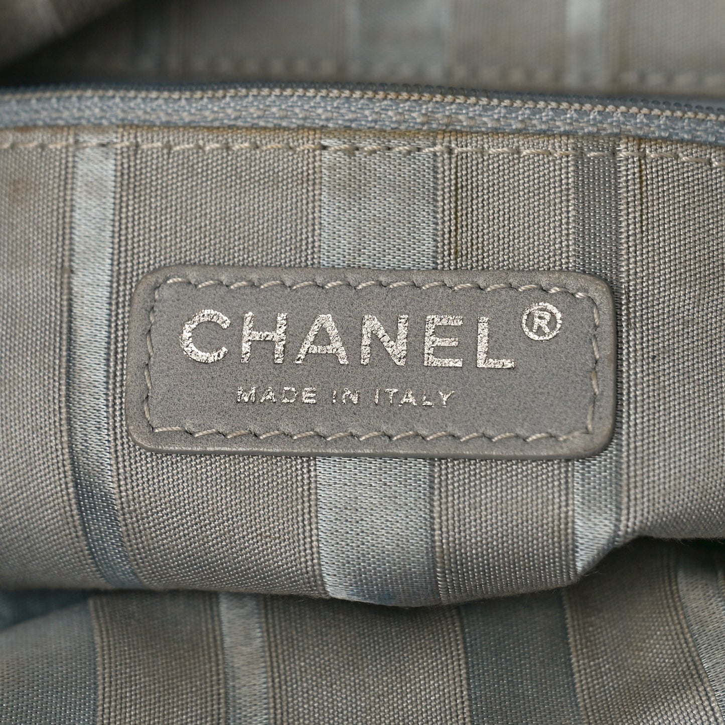 Denim Small CC Discus Tote Blue