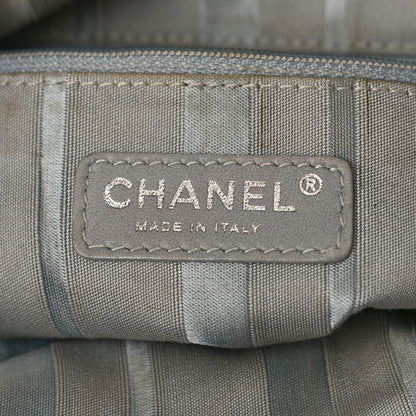 Chanel Denim Small CC Discus Tote Blue 6 of 10