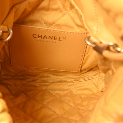 Chanel Shiny Calfskin Quilted Mini Chanel 22 Yellow 5 of 11