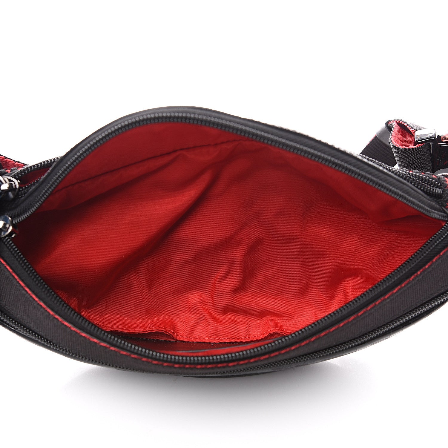Christian Louboutin Calfskin Pyramid Embossed Parisnyc Belt Bag Black 4 of 10