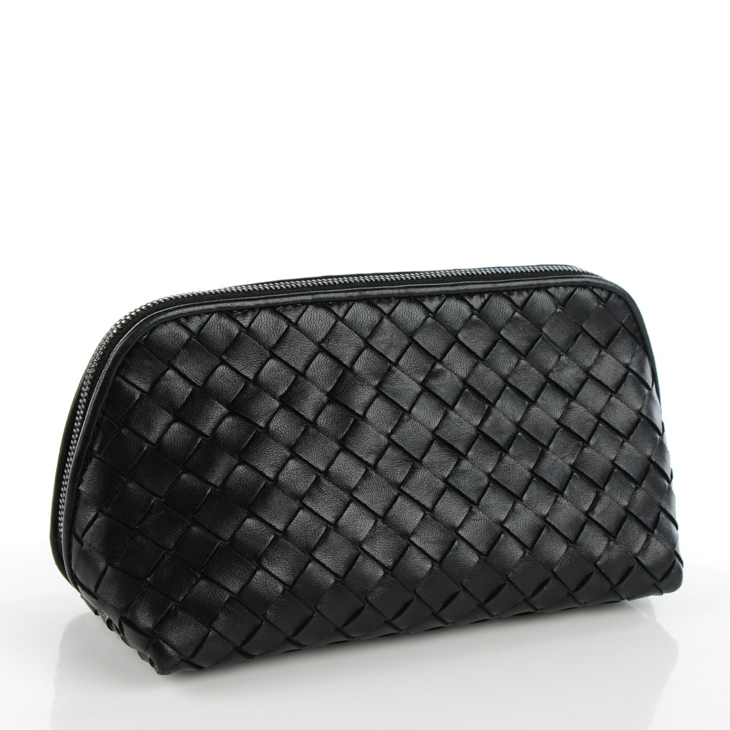Nappa Intrecciato Cosmetic Case Nero Black