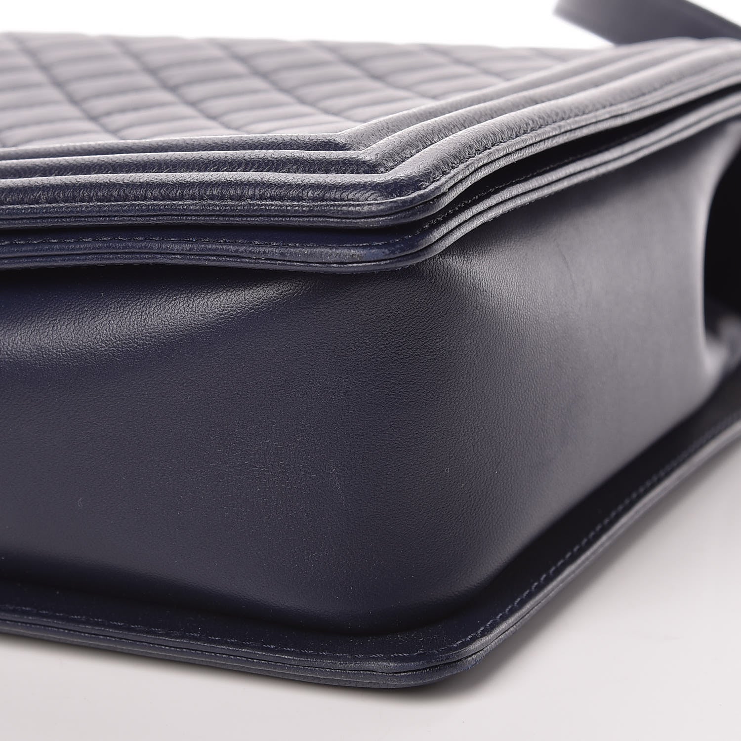 Chanel Lambskin Quilted Large Boy Flap Navy 10 of 11