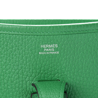 Hermes Taurillon Clemence Evelyne III PM Bambou 6 of 15