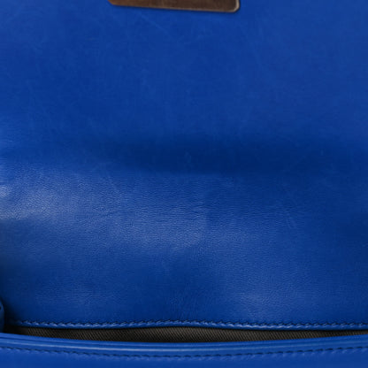 Chanel Velvet Quilted Small Boy Flap Blue 17 of 19