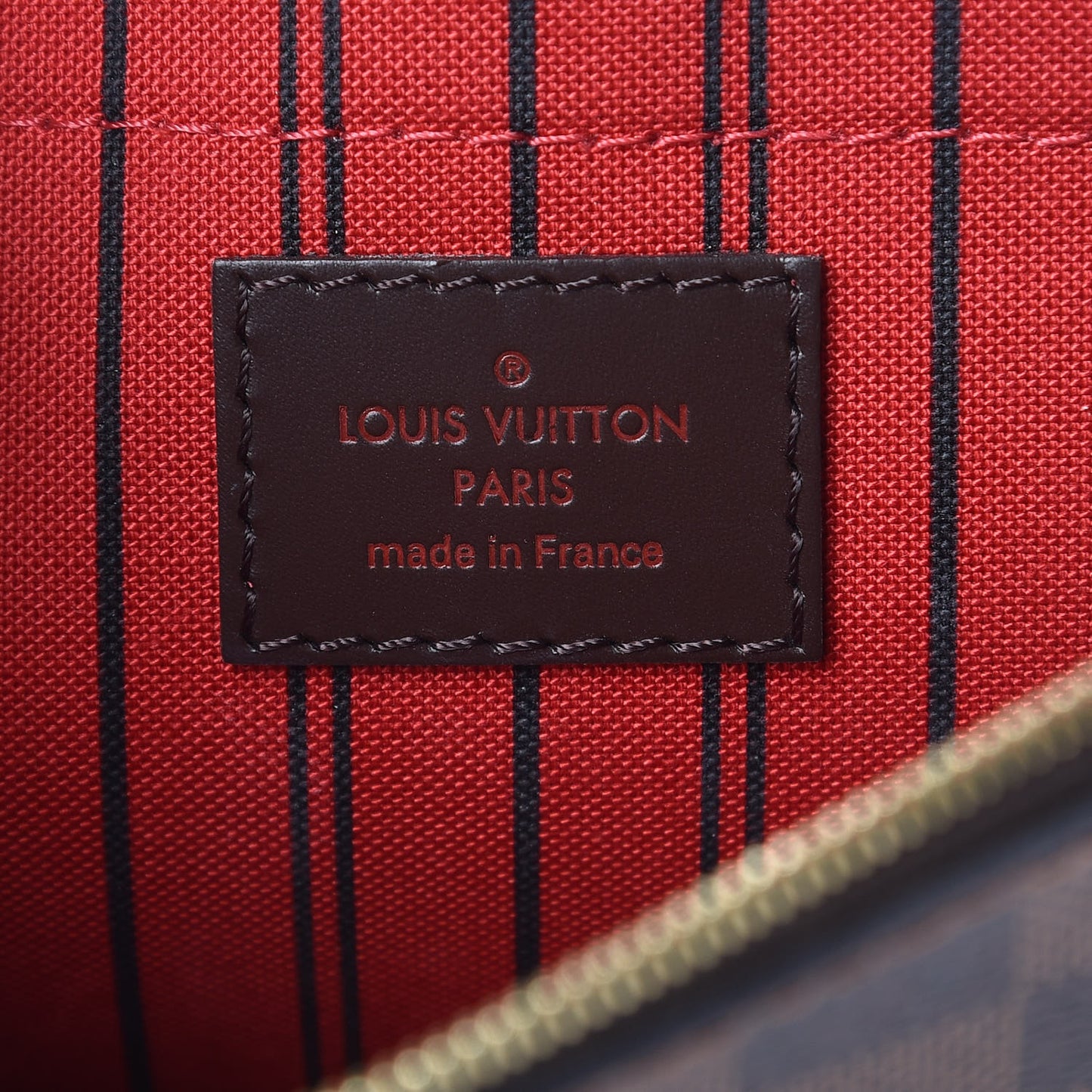 Damier Ebene Neverfull MM GM Pochette